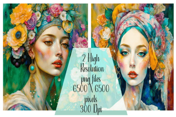 Download Boho Chic Girl with the Pearl Earring 2 - Premium Bundle